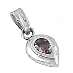 Load image into Gallery viewer, 925 Silver Amethyst Teardrop Pendant | Women's Jewelry Gift