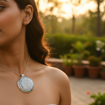 Load image into Gallery viewer, Colgante espiral de plata 925 para mujer | Joyas con piedras preciosas