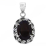 Load image into Gallery viewer, 925 Silver Onyx Pendant for Women | Gemstone Jewelry Gift