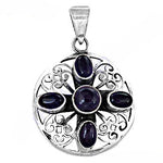 Load image into Gallery viewer, 925 Silver Amethyst Pendant for Women | Gemstone Jewelry