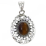 Load image into Gallery viewer, 925 Silver Agate Stone Pendant | Women's Oval Jewelry Gift