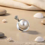 Load image into Gallery viewer, 925 Silver Pearl Pendant for Women | Elegant Jewelry Gift