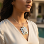 Load image into Gallery viewer, 925 Sterling Silver Pendant | Shell Inlay | Women's Jewelry