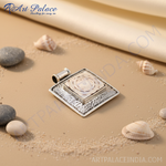 Load image into Gallery viewer, 925 Sterling Silver Pendant | Shell Inlay | Women's Jewelry