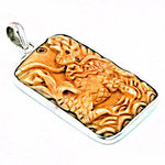 Load image into Gallery viewer, 925 Silver Carved Fish Pendant | Unique Women's Jewelry Gift