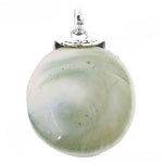 Load image into Gallery viewer, Silver Shell Pendant Necklace | Natural Stone Jewelry for Women