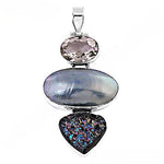 Load image into Gallery viewer, 925 Silver Gemstone Pendant Necklace for Women | Gift Jewelry