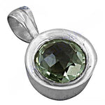 Load image into Gallery viewer, 925 Silver Green Amethyst Pendant for Women | Gemstone Jewelry
