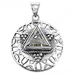 Load image into Gallery viewer, 925 Silver Crystal Triangle Pendant for Women | Gift Jewelry