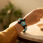 Load image into Gallery viewer, Pulsera de piedras preciosas de plata para mujer | Joyería de fiesta