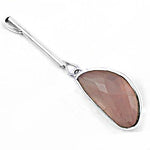 Load image into Gallery viewer, 925 Silver Rose Quartz Pendant for Women | Gemstone Jewelry