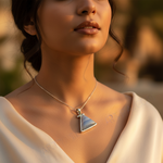 Load image into Gallery viewer, 925 Silver Blue Lace Agate Pendant for Women | Gemstone Jewelry