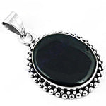 Load image into Gallery viewer, 925 Silver Onyx Pendant for Women | Gemstone Jewelry Gift