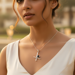 Load image into Gallery viewer, 925 Sterling Silver Black Onyx Pendant for Women | Gemstone Jewelry