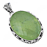Load image into Gallery viewer, 925 Silver Peridot Pendant Necklace | Green Gemstone Jewelry