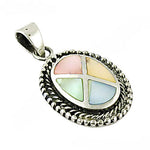 Load image into Gallery viewer, 925 Silver Mother of Pearl Pendant for Women | Gemstone Jewelry