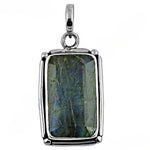 Load image into Gallery viewer, 925 Silver Labradorite Pendant for Women | Gemstone Jewelry