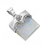 Load image into Gallery viewer, 925 Silver Moonstone Pendant for Women | Gemstone Jewelry Gift