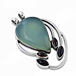 Load image into Gallery viewer, 925 Silver Chalcedony Pendant Necklace | Women's Gift Jewelry