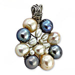 Load image into Gallery viewer, Pearl Pendant Necklace for Women | Unique Cluster Design