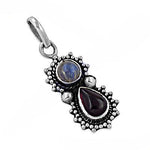 Load image into Gallery viewer, 925 Silver Garnet & Moonstone Pendant for Women | Gemstone Jewelry