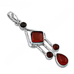 Load image into Gallery viewer, 925 Silver Carnelian Pendant for Women | Gemstone Jewelry