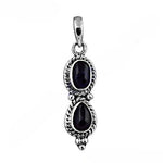 Load image into Gallery viewer, 925 Sterling Silver Black Onyx Pendant for Women | Gemstone Jewelry