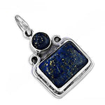 Load image into Gallery viewer, 925 Silver Lapis Lazuli Pendant for Women | Gemstone Jewelry