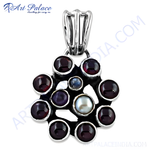 Load image into Gallery viewer, 925 Silver Gemstone Pendant for Women | Daily Wear Jewelry
