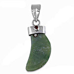 Load image into Gallery viewer, 925 Silver Jade Pendant Necklace | Natural Stone Jewelry