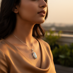 将图像加载到图库查看器中, 925 Silver Moonstone Pendant for Women | Gemstone Jewelry