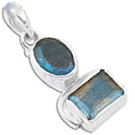 Load image into Gallery viewer, 925 Silver Labradorite Pendant for Women | Gemstone Jewelry