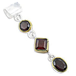 Load image into Gallery viewer, 925 Silver Garnet Pendant for Women | Gemstone Jewelry