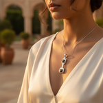 将图像加载到图库查看器中, 925 Silver Garnet Pendant Necklace for Women | Gift Jewelry