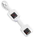 Load image into Gallery viewer, 925 Silver Garnet Pendant Necklace for Women | Gift Jewelry