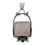 Load image into Gallery viewer, 925 Silver Rose Quartz Pendant for Women | Gemstone Jewelry