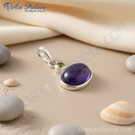 Load image into Gallery viewer, 925 Silver Blue Gemstone Pendant for Women | Daily Wear Gift