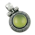 Load image into Gallery viewer, 925 Silver Green Gemstone Pendant for Women | Elegant Jewelry