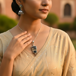 将图像加载到图库查看器中, 925 Sterling Silver Gemstone Pendant for Women | Daily Wear
