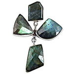 Load image into Gallery viewer, 925 Silver Labradorite Pendant for Women | Gemstone Jewelry