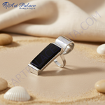 Load image into Gallery viewer, Gemelos rectangulares cromados | Regalo de joyería formal para hombre