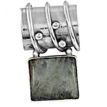 Load image into Gallery viewer, 925 Silver Labradorite Ring for Women | Modern Statement Jewelry