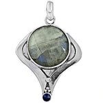 Load image into Gallery viewer, 925 Silver Labradorite Pendant for Women | Gemstone Jewelry