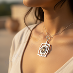 Load image into Gallery viewer, Colgante de plata de ley 925 con piedras preciosas para mujer | Regalo para uso diario