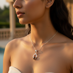 将图像加载到图库查看器中, 925 Silver Smoky Quartz Teardrop Pendant | Women's Jewelry
