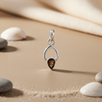 将图像加载到图库查看器中, 925 Silver Smoky Quartz Teardrop Pendant | Women's Jewelry