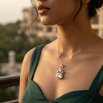 Load image into Gallery viewer, Colgante de plata de ley 925 con circonita cúbica para mujer | Joyería de regalo