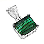Load image into Gallery viewer, 925 Silver Malachite Pendant for Women | Gemstone Jewelry