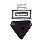 Load image into Gallery viewer, 925 Silver Onyx Stone Pendant for Women | Modern Jewelry Gift
