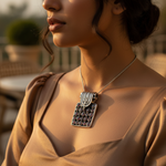 Load image into Gallery viewer, 925 Silver Garnet Pendant for Women | Gemstone Jewelry